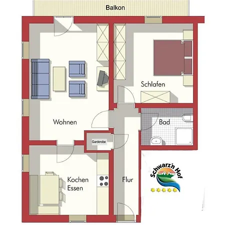 Gut Schwarz-N Hof Ferienwohnungen Bad Griesbach  Exterior photo